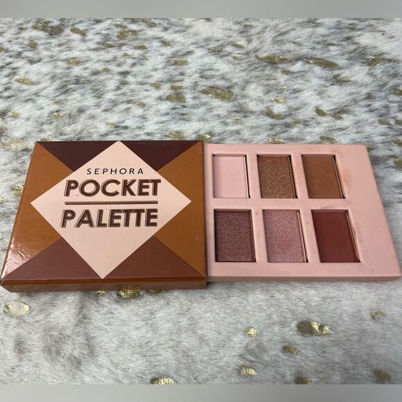 Sephora Pocket Palette- 6 Shadows- New but Swatched - Picture 3 of 3